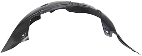 TRQ Front Right Inner Fender Liner Black Passenger Side