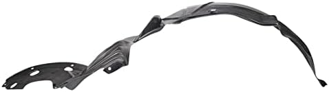 TRQ Front Right Inner Fender Liner Black Passenger Side