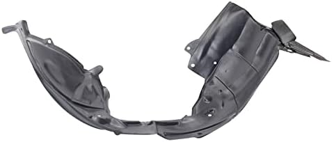 TRQ Front Left Inner Fender Liner Black Drivers Side