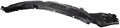 TRQ Front Right Inner Fender Liner Black Passenger Side