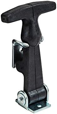 Buyers Products WJ201A 4-7/8" Rubber Hood Catch with A Bracket, 4 Pack, Weather-Resistant Hold Town, T-Handle Hasp, Draw Latch, Ideal Flexible Closure for Vehicle Hood Or Tool Box
