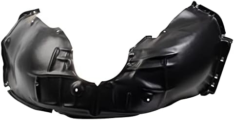TRQ Front Right Inner Fender Liner Black Passenger Side