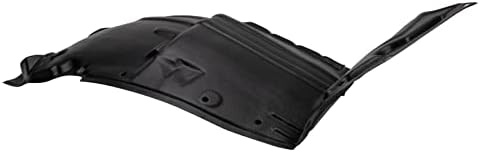 TRQ Front Right Forward Inner Fender Liner Black Passenger Side