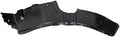 TRQ Front Right Inner Fender Liner Black Passenger Side