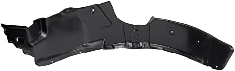 TRQ Front Right Inner Fender Liner Black Passenger Side