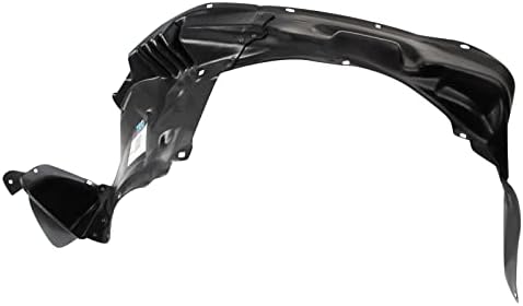 TRQ Front Right Inner Fender Liner Black Passenger Side