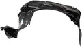 TRQ Front Right Inner Fender Liner Black Passenger Side