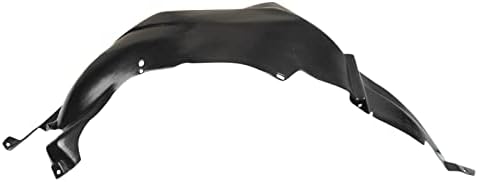 TRQ Front Right Inner Fender Liner Black Passenger Side