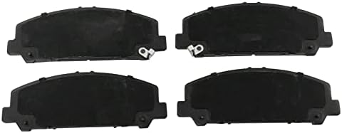 TRQ Front Brake Pads Ceramic Hardware Wear Sensor
