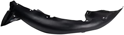 TRQ Front Right Inner Fender Liner Black Passenger Side