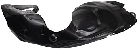 TRQ Front Left Inner Fender Liner Black Drivers Side