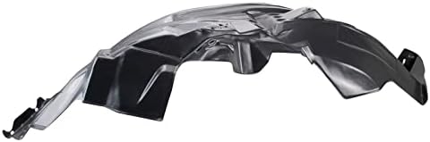 TRQ Front Right Inner Fender Liner Black Passenger Side