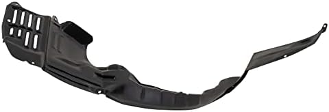 TRQ Front Right Inner Fender Liner Black Passenger Side