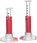 Big RED 3 Ton Aluminum Jack Stands, for Cars, ATV's and UTV's, with 6 Locking Support Pins, Red/Silver, 2 Pack by BIGRED