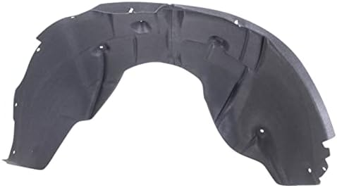 TRQ Front Left Inner Fender Liner Black Drivers Side