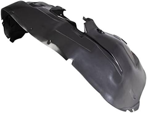 TRQ Left Inner Fender Liner Black Drivers Side