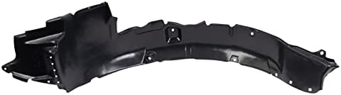 TRQ Front Right Inner Fender Liner Black Passenger Side