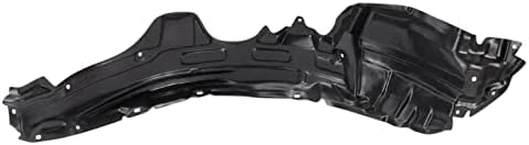 TRQ Front Left Inner Fender Liner Black Drivers Side