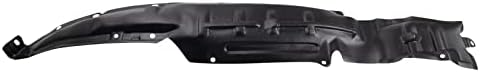 TRQ Front Left Inner Fender Liner Black Drivers Side