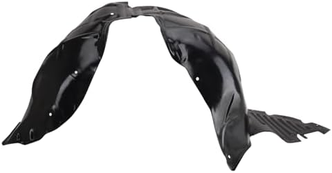 TRQ Front Left Inner Fender Liner Black Drivers Side