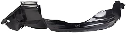 TRQ Front Left Inner Fender Liner Black Drivers Side