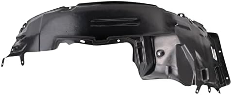 TRQ Front Left Inner Fender Liner Black Drivers Side