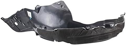 TRQ Front Left Inner Fender Liner Black Drivers Side