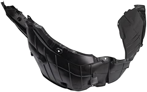 TRQ Front Left Inner Fender Liner Black Drivers Side