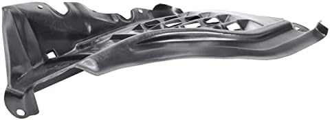 TRQ Front Right Forward Inner Fender Liner Black Passenger Side