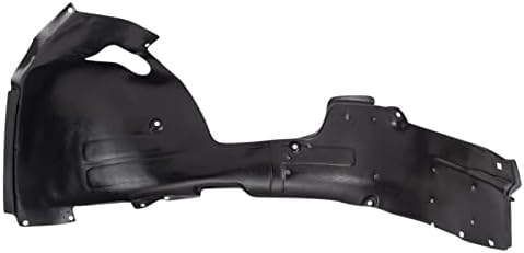 TRQ Front Right Inner Fender Liner Black Passenger Side