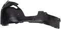 TRQ Front Right Inner Fender Liner Black Passenger Side