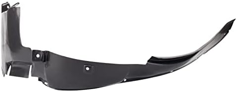TRQ Front Left Inner Fender Liner Black Drivers Side