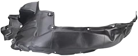 TRQ Front Left Inner Fender Liner Black Drivers Side