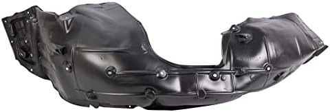 TRQ Front Left Inner Fender Liner Black Drivers Side