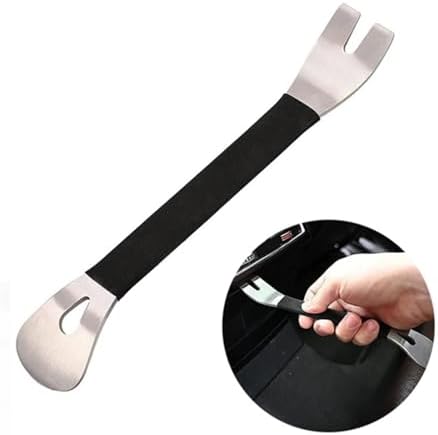 Car Removal Tool Car Audio Removal Steel Skid Center Console Rear View Lens Repair Tool Pry Metal Crowbar Stainless - Image 2
