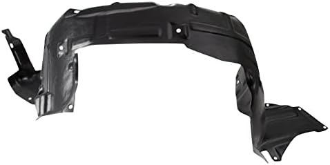 TRQ Front Left Inner Fender Liner Black Drivers Side