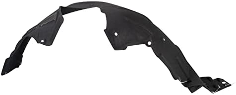 TRQ Front Left Inner Fender Liner Black Drivers Side
