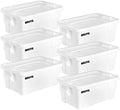 Rubbermaid Commercial Products BRUTE Tote w/ Lid, White, 14-Gal, Pack of 6 by RubbermaidCommercialProducts