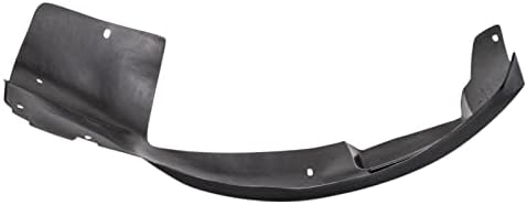 TRQ Front Left Rearward Inner Fender Liner Black Drivers Side