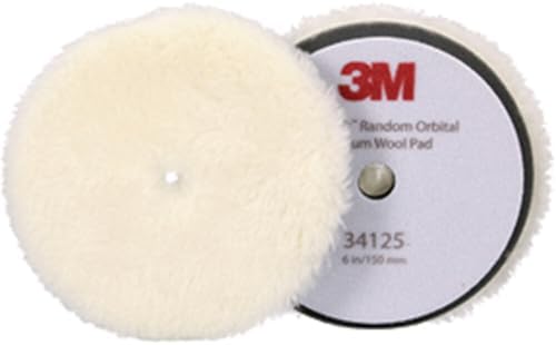 3M Perfect-It Random Orbital Medium Wool Compounding Pad, 34125 by 3MAutomotive