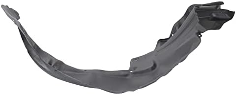 TRQ Front Left Inner Fender Liner Black Drivers Side