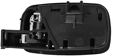 TRQ Front Right Interior Door Handle Chrome & Black Passenger Side