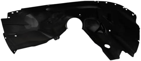 TRQ Front Right Inner Fender Liner Black Passenger Side