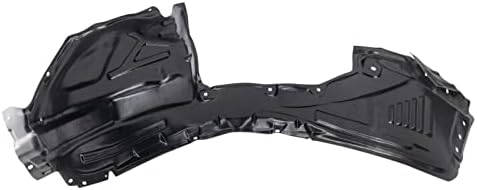 TRQ Front Left Inner Fender Liner Black Drivers Side