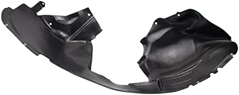 TRQ Front Right Inner Fender Liner Black Passenger Side