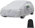 Amazon Basics Full Car Cover, Fits Vehicles 161-170", Silver