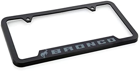 Ford Bronco UV Printed License Plate Frame - Area 51 (Blue/Grey)