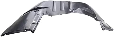 TRQ Front Left Inner Fender Liner Black Drivers Side