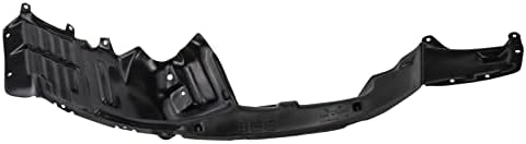 TRQ Front Right Inner Fender Liner Black Passenger Side