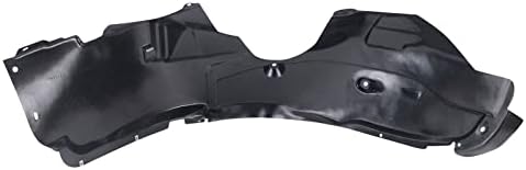 TRQ Front Right Inner Fender Liner Black Passenger Side